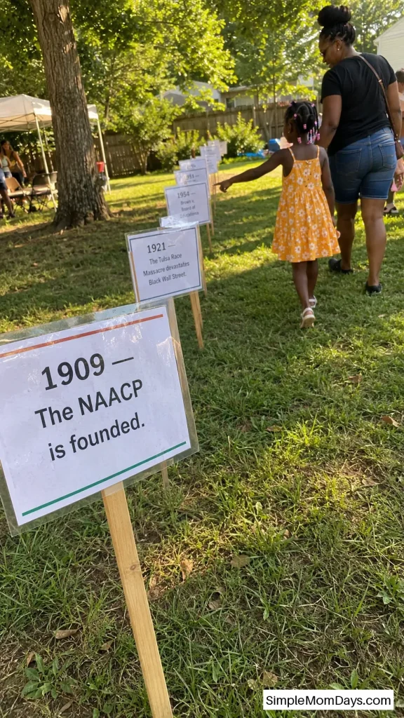 Black History Timeline Walk