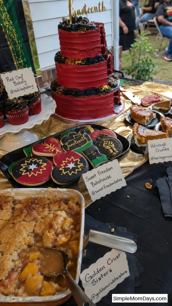 Black-Owned Business Dessert Table