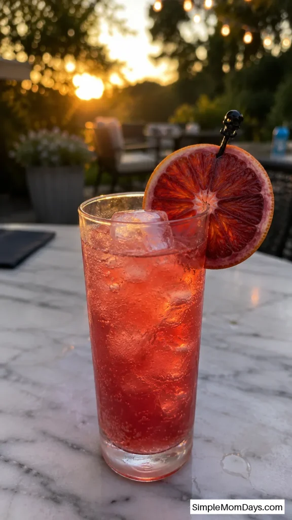 Blood Orange Spritzer