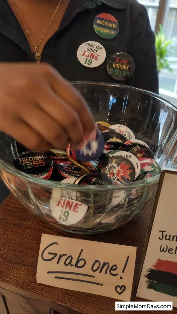 Custom "Freedom 1865" Buttons and Pins