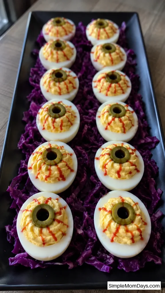 Deviled Eyeball Eggs