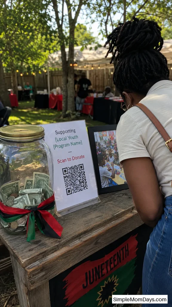 Donation Station for a Local Cause