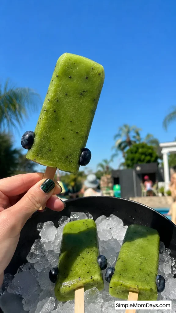 Frankenstein Fruit Popsicles