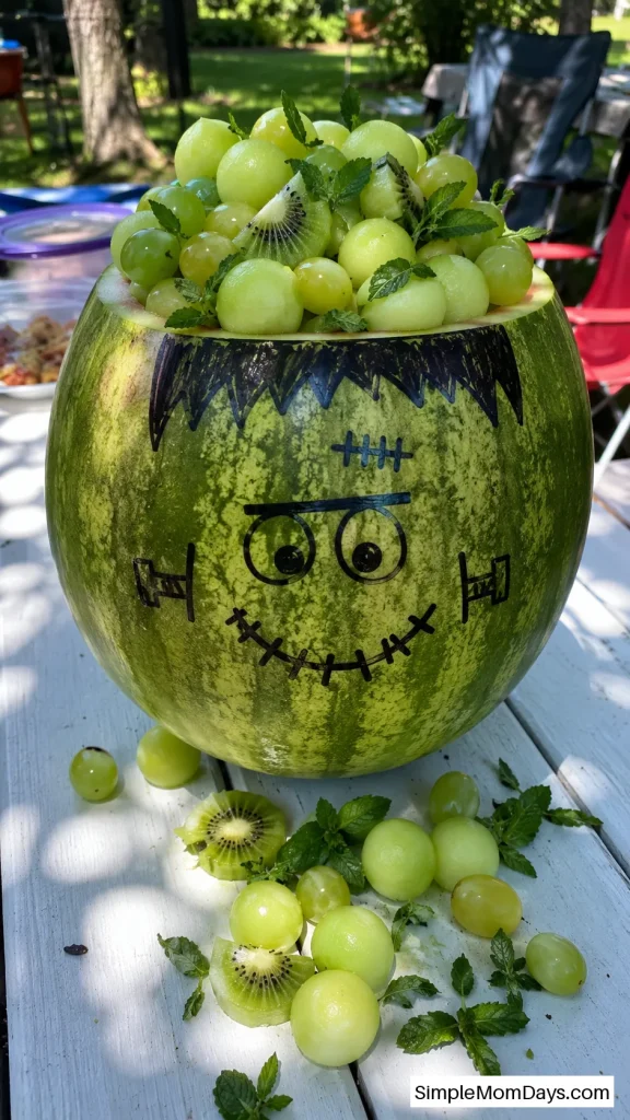 Frankenstein Watermelon Bowl