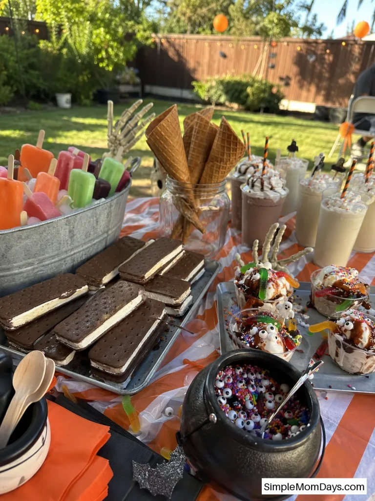 Haunted Ice Cream Truck Table