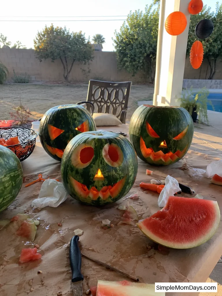 Jack-O’-Melon Carving Station