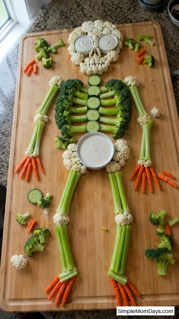 Skeleton Veggie Tray