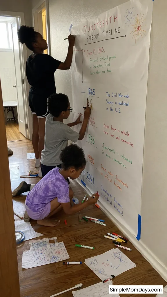 Build a Freedom Timeline on the Wall