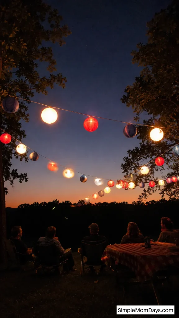 Hang a DIY Paper Lantern String