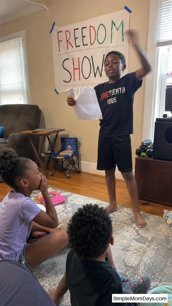 Put On a Mini Juneteenth Talent Show
