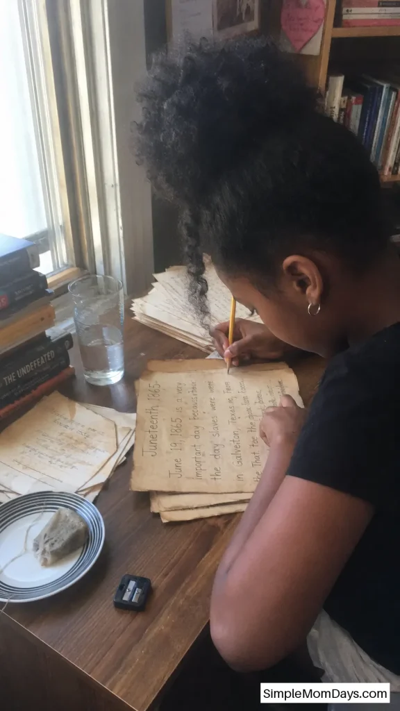 Write a Juneteenth Journal Entry from 1865