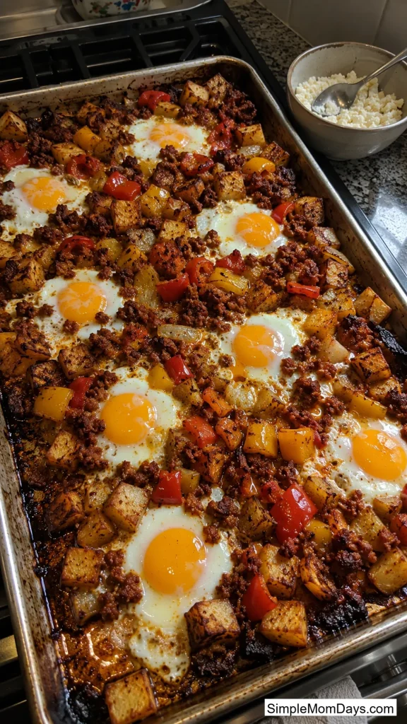 Sheet Pan Huevos Rotos