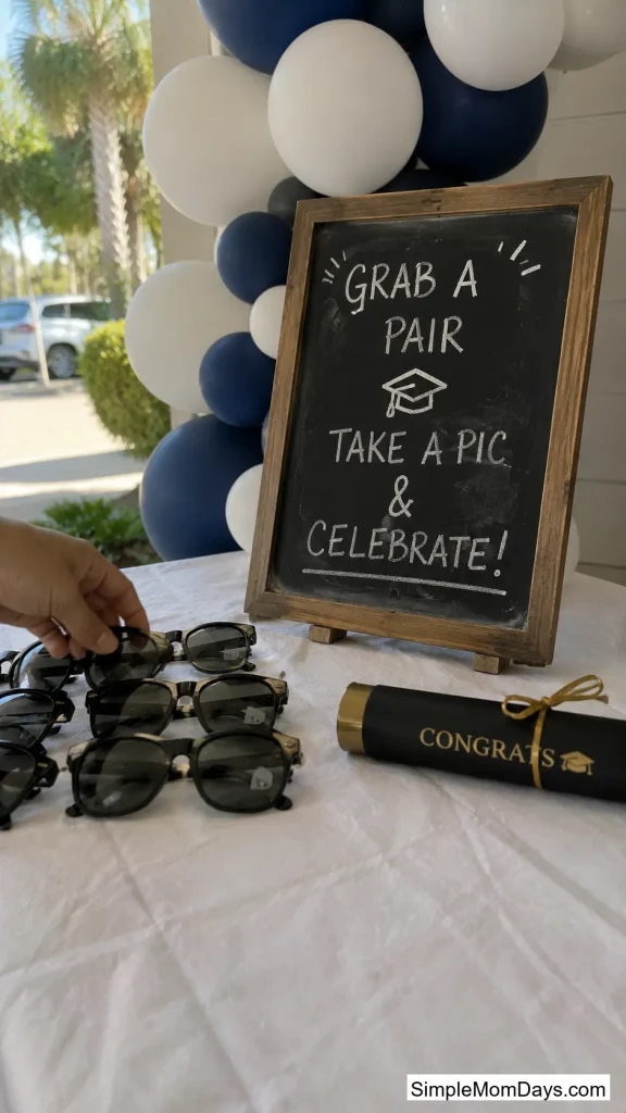 A Balloon-Framed Selfie Table