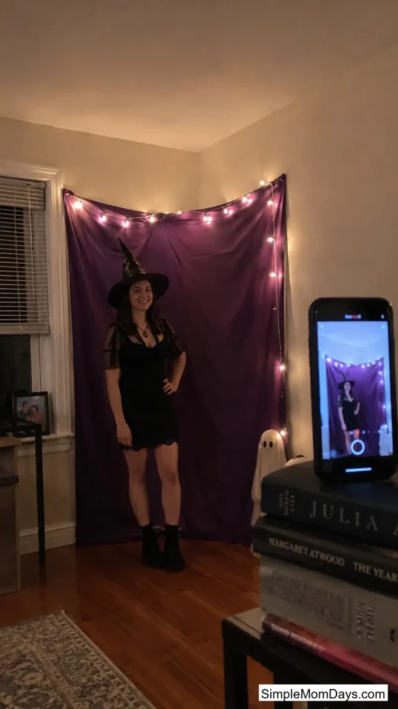A Bedsheet Photo Corner