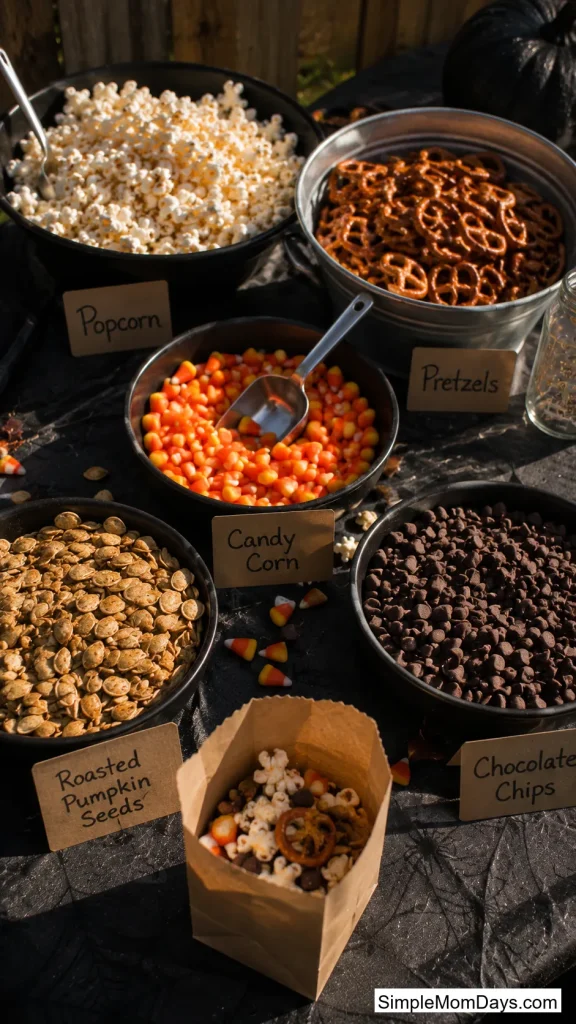 A Build-Your-Own Fall Snack Mix Bar