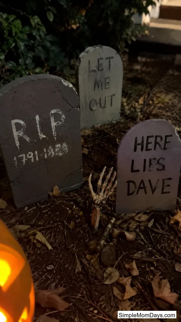 A Cardboard Tombstone Corner