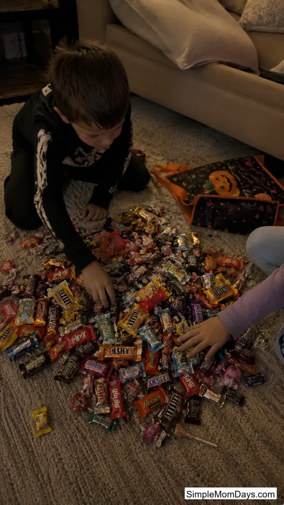 A Family Candy Trade Game