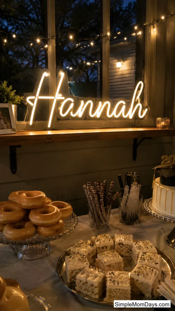 A Neon Sign Anchor Table