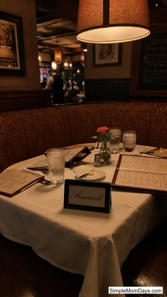 A private booth at your favorite restaurant