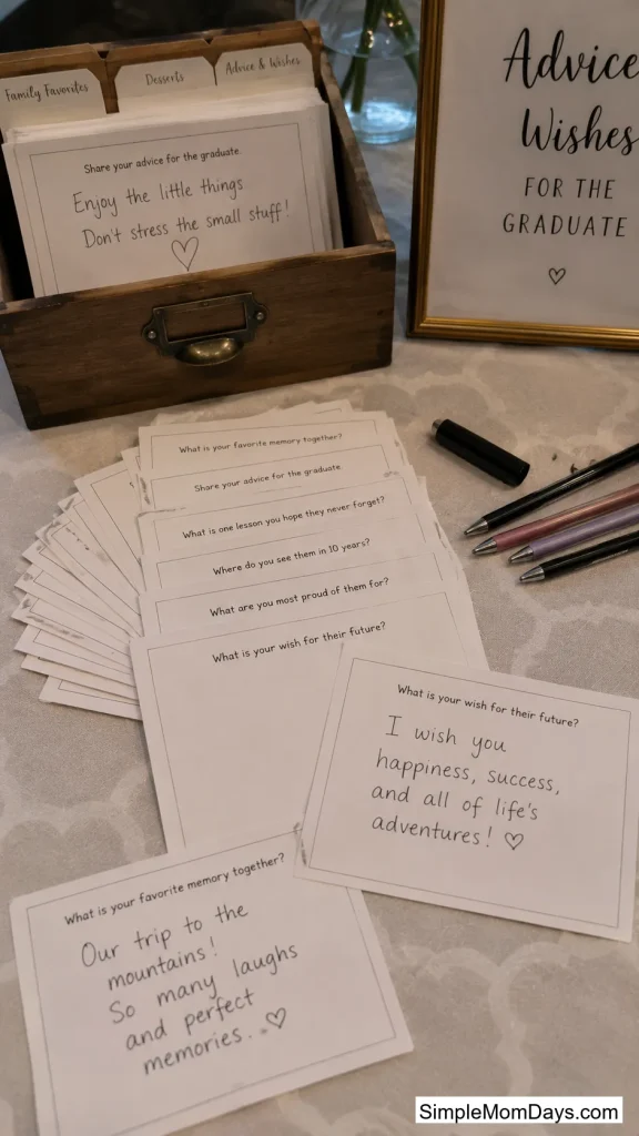 A Prompt-Card Advice Table