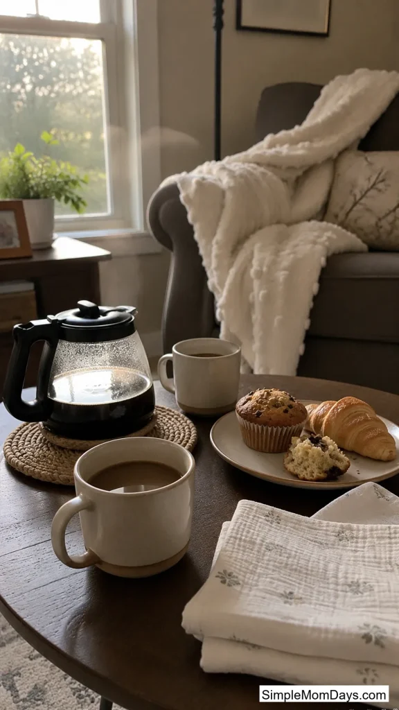A sip-and-see after the baby arrives