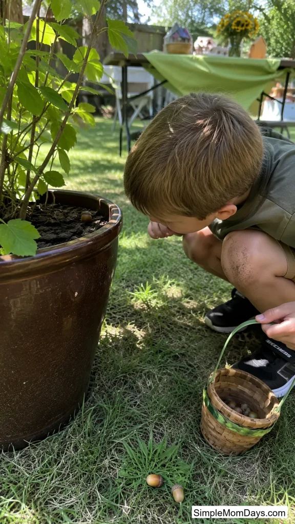 Acorn and Leaf Scavenger Hunt