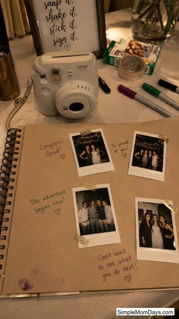 An Instant-Camera Guest Book Station