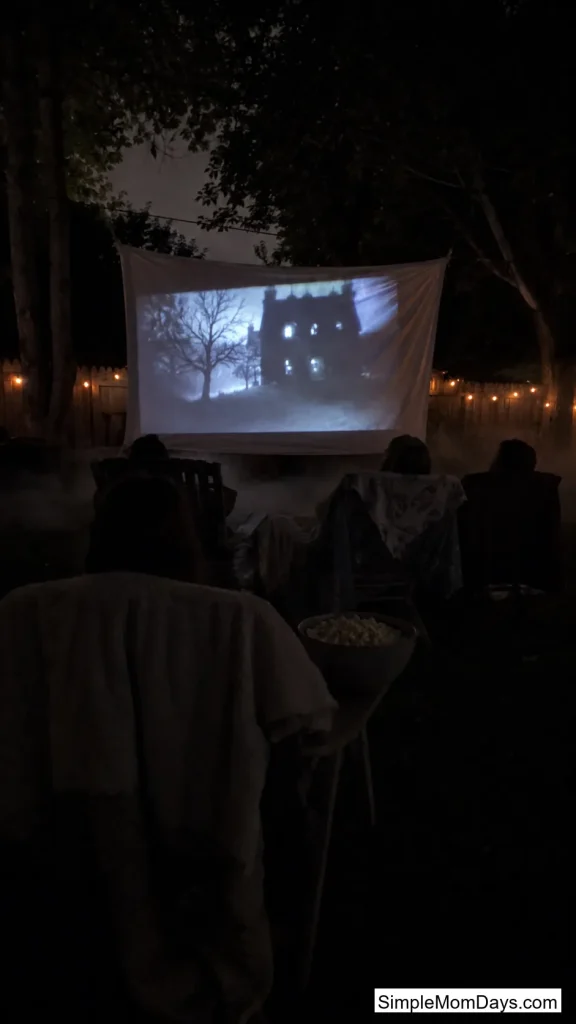 An Outdoor Movie Screen