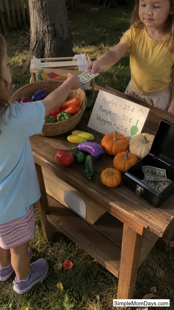 Backyard Harvest Market Pretend Play