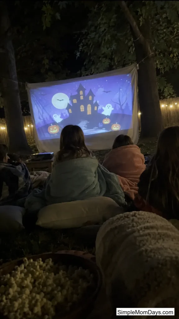 Backyard Movie Under the Stars
