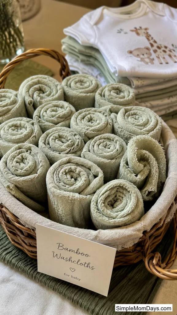 Bamboo Washcloth Roses