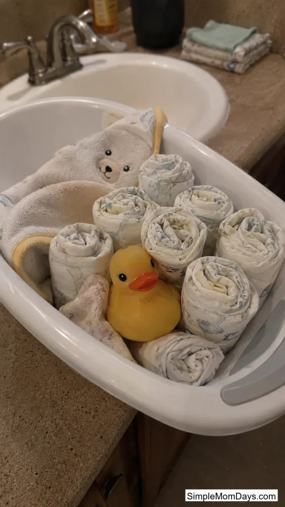Bathtub Diaper Cake