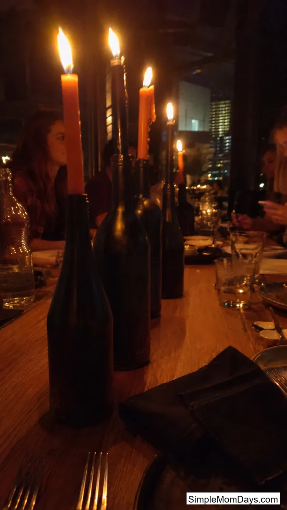 Blackout Wine Bottle Candlesticks