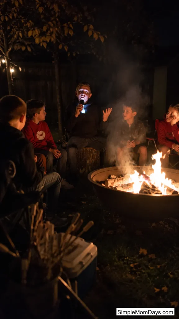 Campfire Ghost Story Circle