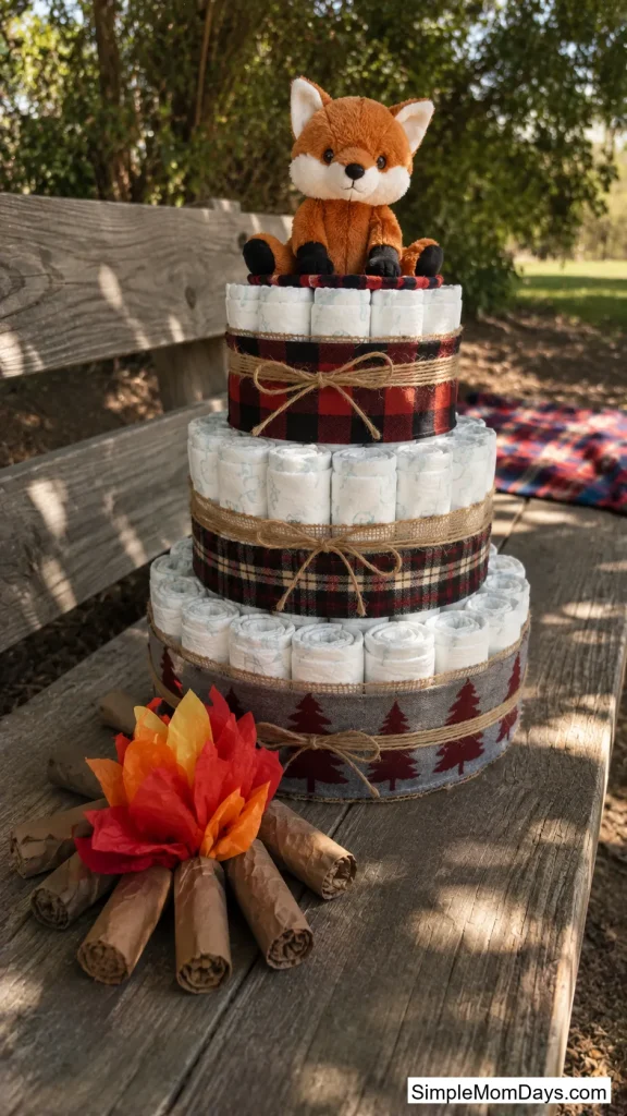 Campfire and Outdoors Cake