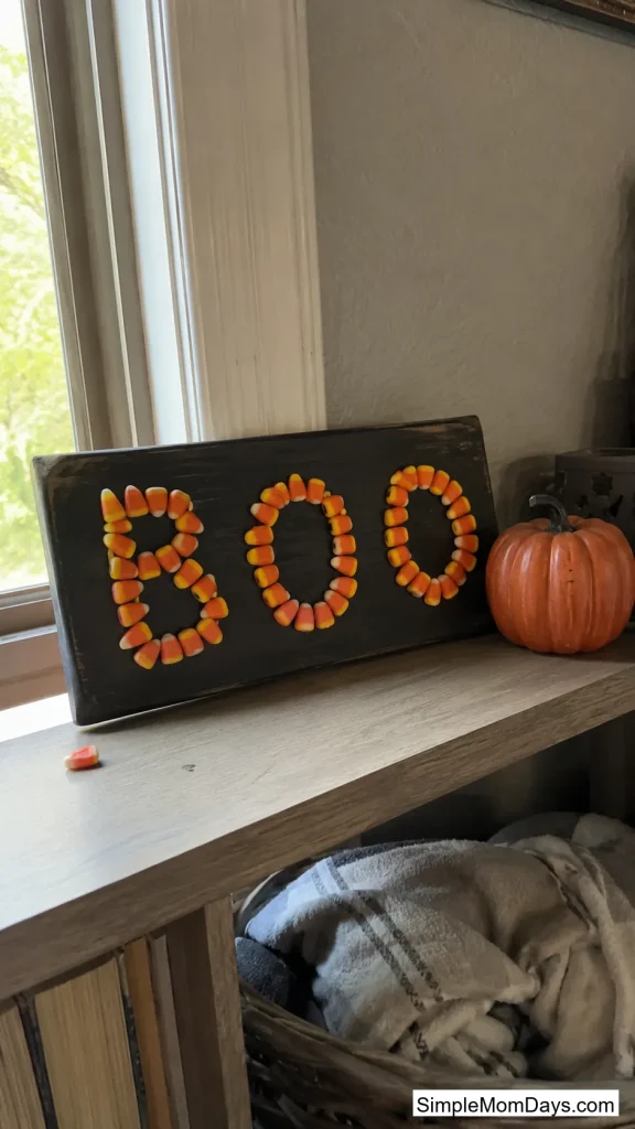 Candy Corn Word Art