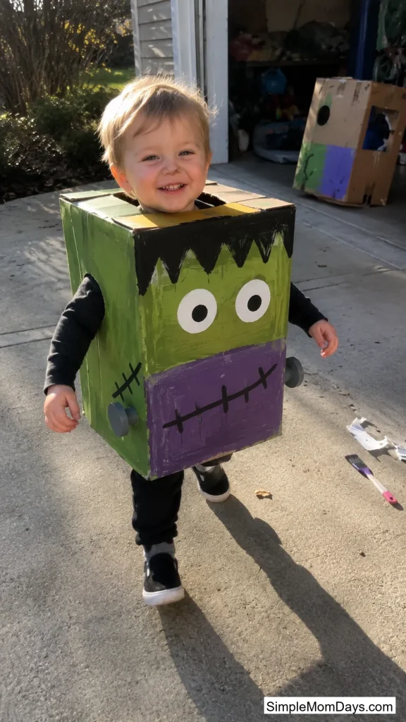 Cardboard Box Character Costume