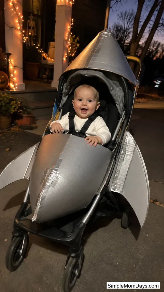 Cardboard Rocket Baby