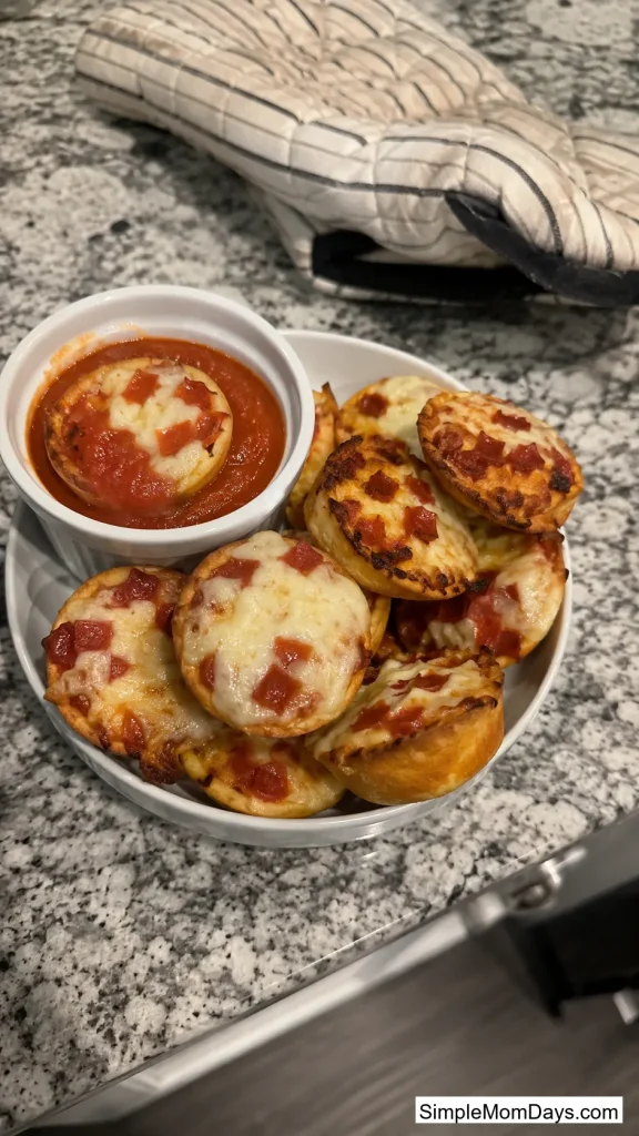 Cheesy Mini Pizza Bites