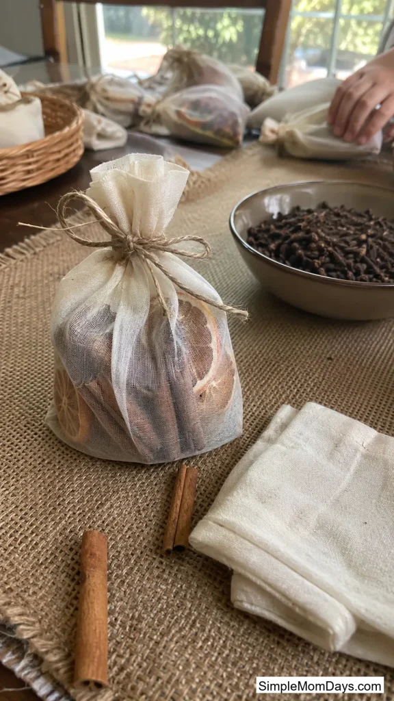 Cinnamon Spice Sachet Making