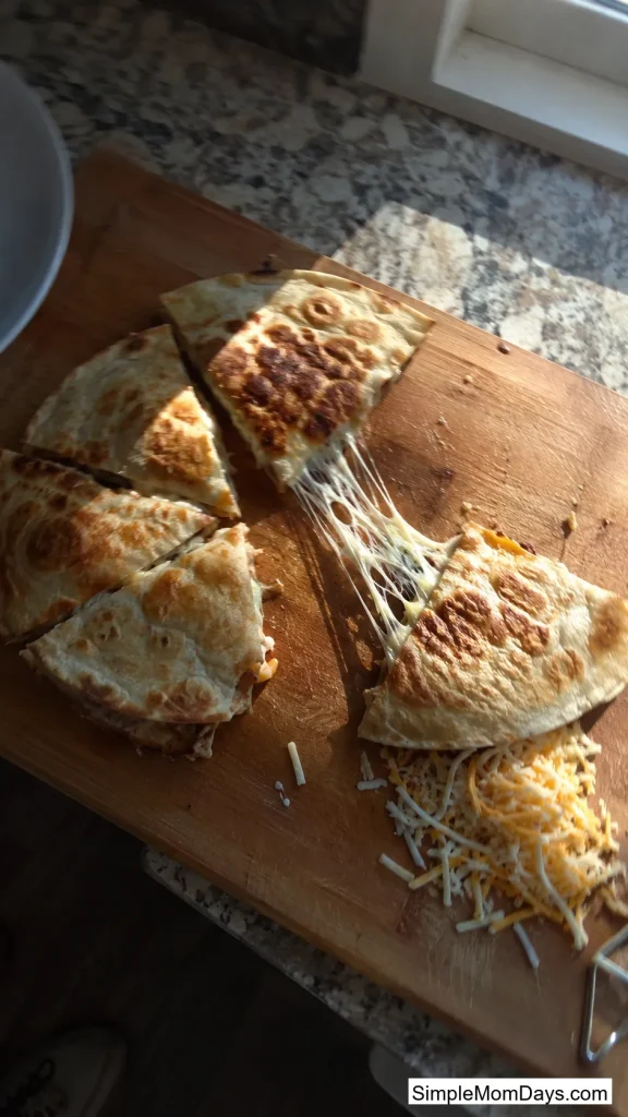 Clam Shell Quesadillas