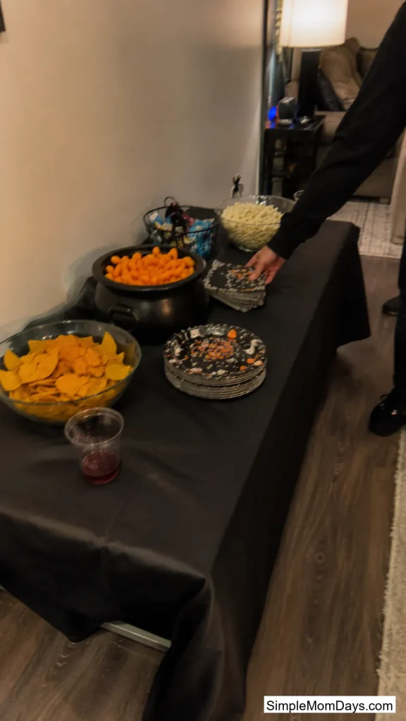 Clear the Coffee Table Into a Buffet Zone