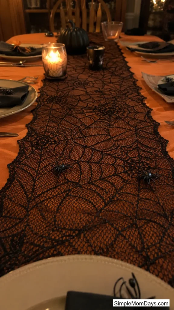 Cobweb Table Runner