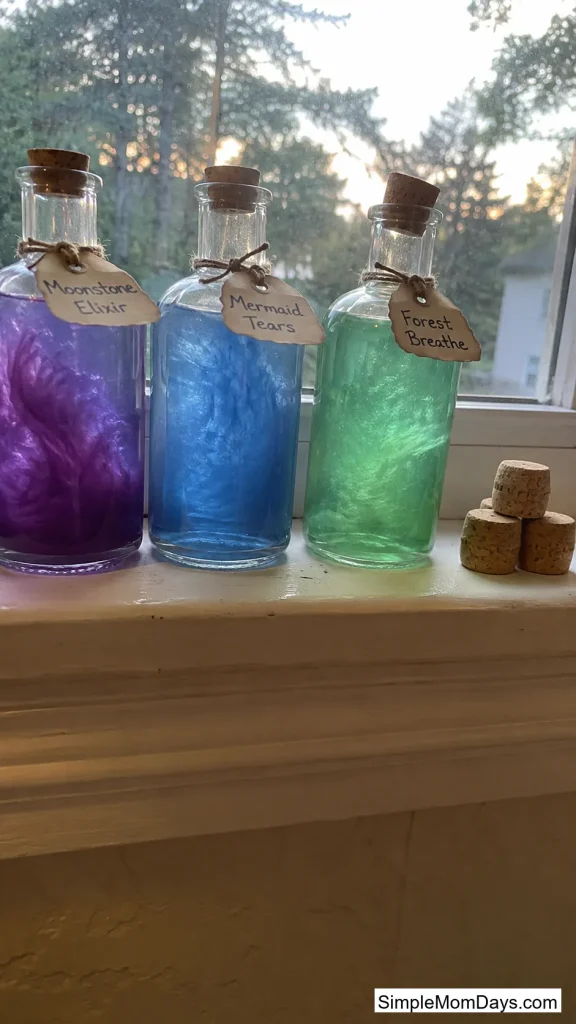 Color-Shifting Potion Bottles