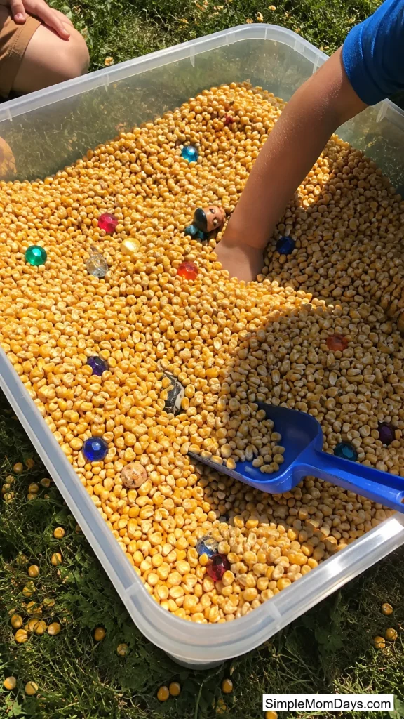 Corn Kernel Treasure Dig