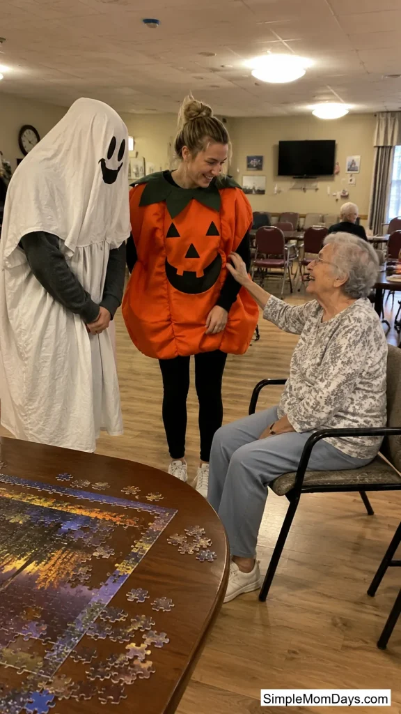 Costume Visit to a Senior Center