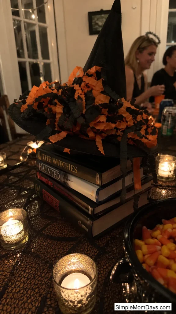 Crepe Paper Witch Hat Centerpiece