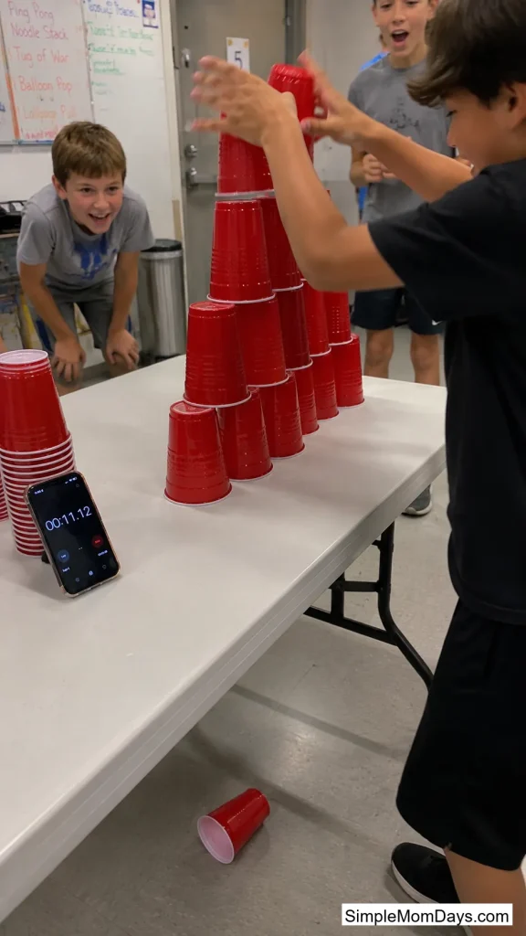 Cup Stack Relay