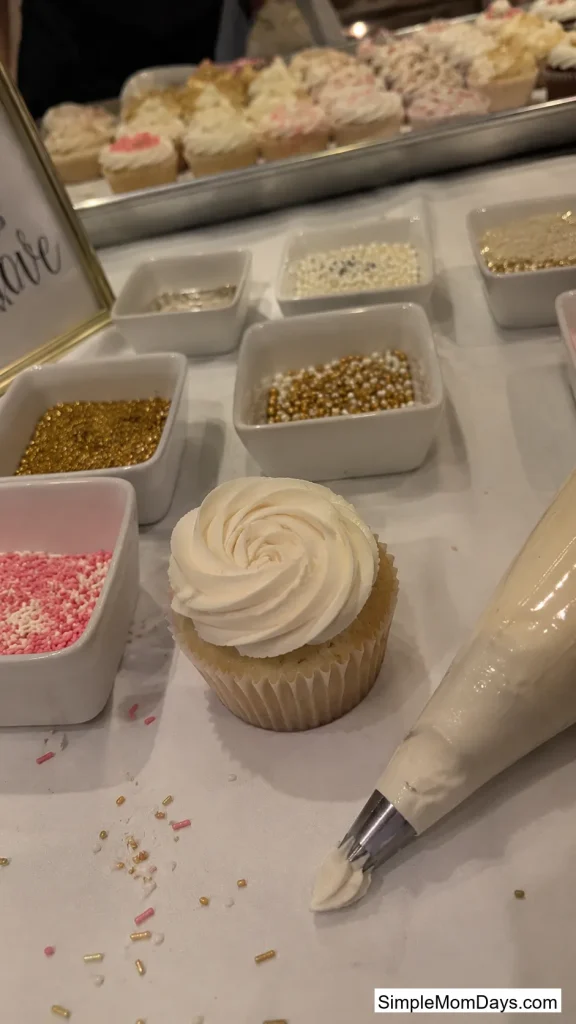 Cupcake Decorating Station
