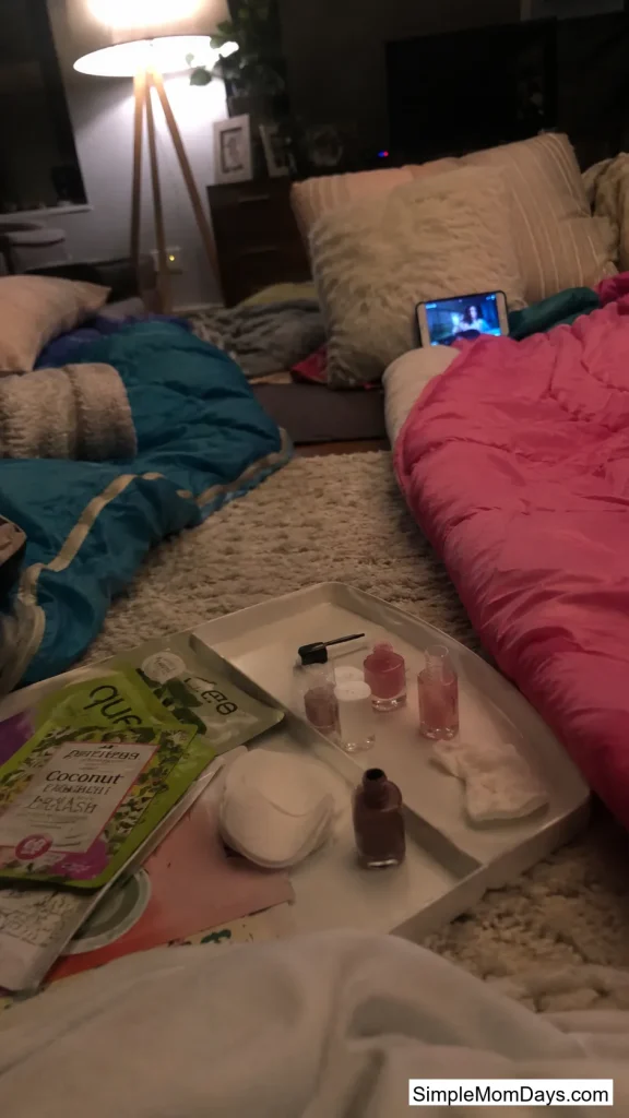 DIY Spa Sleepover